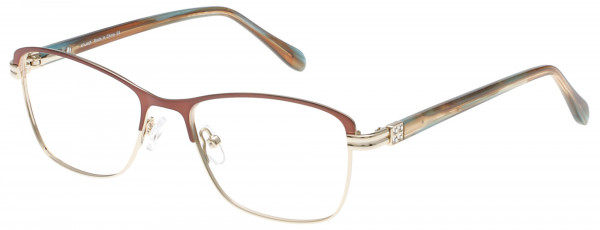 Exces Exces Princess 149 Eyeglasses, BROWN-GOLD (302)