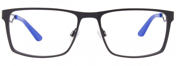 Greg Norman GN277 Eyeglasses, 090 - Satin Black & Blue