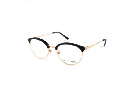 William Morris WM50055 Eyeglasses, BLACK/GOLD (C4)