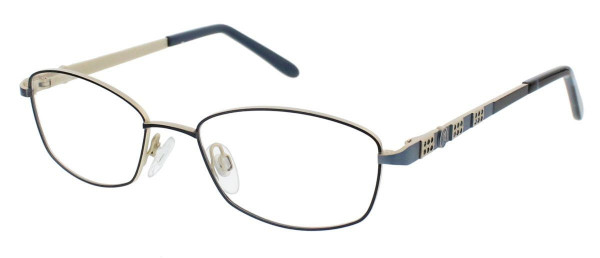 Jessica McClintock JMC 4039 Eyeglasses, Navy