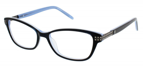 Jessica McClintock JMC 4047 Eyeglasses, Navy Laminate
