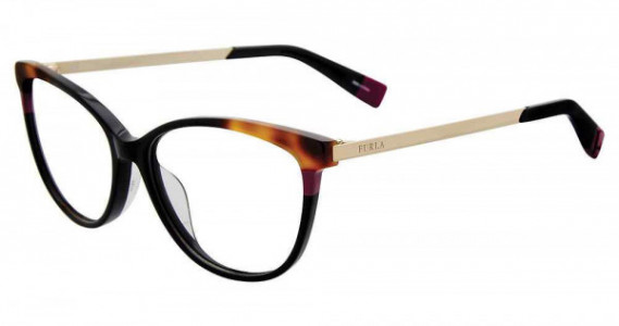 Furla VFU134 Eyeglasses, Black