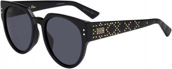 Christian Dior LADYDIORSTUDS 3F Sunglasses, 0807 Black