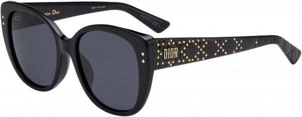 Christian Dior LADYDIORSTUDS 4F Sunglasses, 0807 Black