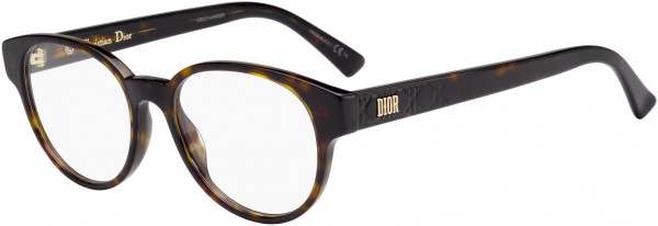 Christian Dior Ladydioro 1 Eyeglasses, 0086 Dark Havana