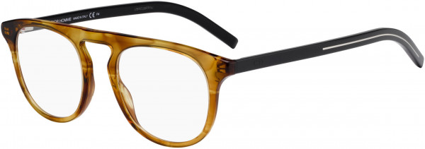 Dior Homme Blacktie 249 Eyeglasses, 0P65 Brown Yellow Havana