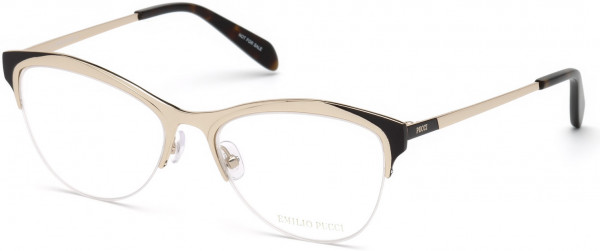 Emilio Pucci EP5073 Eyeglasses, 028 - Shiny Rose Gold