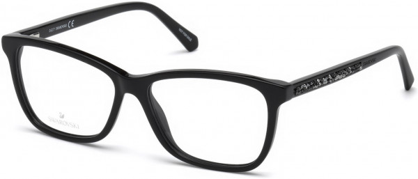 Swarovski SK5265-F Eyeglasses, 001 - Shiny Black