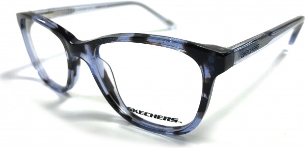 Skechers SE1631 Eyeglasses, 084 - Shiny Light Blue