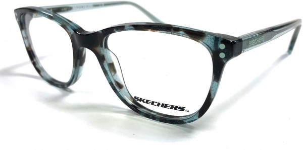 Skechers SE1631 Eyeglasses, 087 - Shiny Turquoise