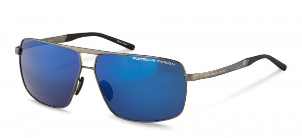 Porsche Design P8658 Sunglasses, B grey (strong dark blue mirrored)