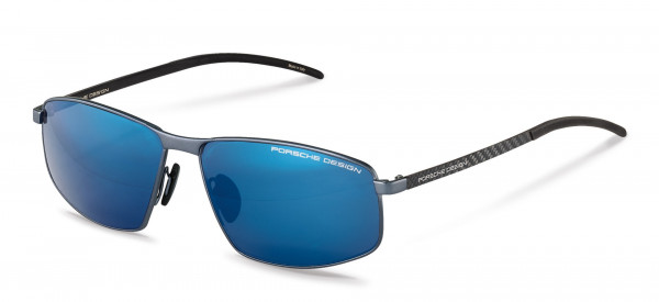 Porsche Design P8652 Sunglasses, B gunmetal (strong dark blue mirrored)