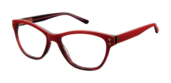 L.A.M.B. LA049 Eyeglasses, Red (RED)