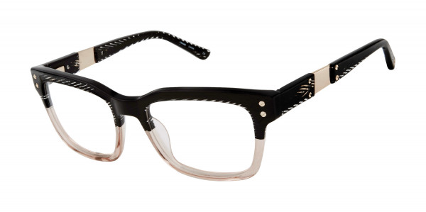 L.A.M.B. LA045 Eyeglasses, Black Blush (BLK)