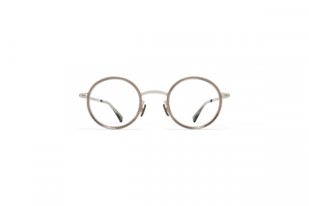 Mykita EETU Eyeglasses, A74-Shiny Silver/Clear Ash