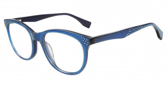 Converse Q406 Eyeglasses, Blue Glitter