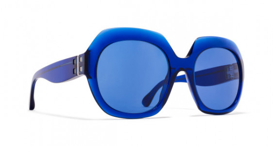 Mykita MMMONO Sunglasses, ALL BLUE - LENS: ALL BLUE SOLID