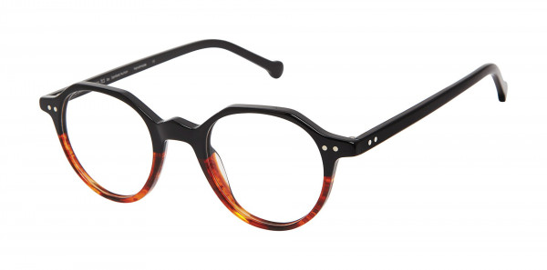 Colors In Optics C1087 ABE Eyeglasses, OXTS BLACK/TORTOISE