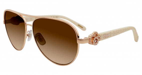 Chopard SCHC26S Sunglasses, Gold White 08FZ