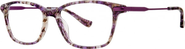 Kensie Spiral Eyeglasses, Purple Marble