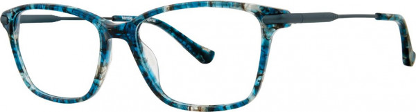 Kensie Spiral Eyeglasses, Turquoise Marble