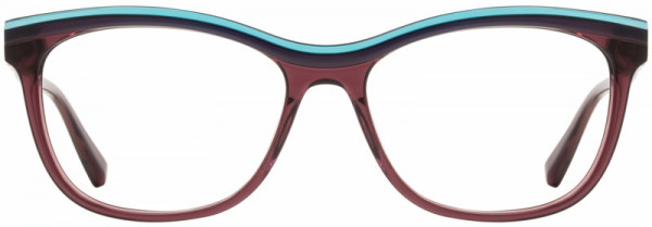 Cinzia Designs CIN-5088 Eyeglasses, 2 - Mulberry / Coastal Teal