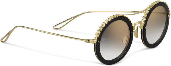 Elie Saab ES 001/S Sunglasses, 0RHL Gold Black