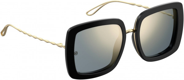 Elie Saab ES 009/S Sunglasses, 02M2 Black Gold