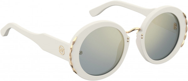 Elie Saab ES 013/S Sunglasses, 0TFE White Beige