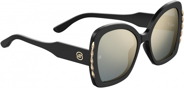 Elie Saab ES 030/S Sunglasses, 0807 Black