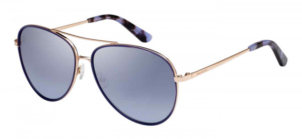 Juicy Couture JU 599/S Sunglasses, 0LKS GOLD BLUE