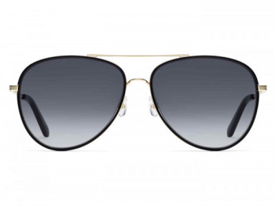 Juicy Couture JU 599/S Sunglasses, 0RHL GOLD BLACK