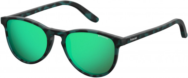 Polaroid Core PLD 8028/S Sunglasses, 0XGW Green Havana