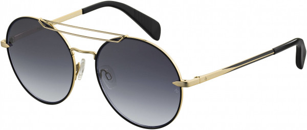 rag & bone RNB 1011/S Sunglasses, 0RHL Gold Black