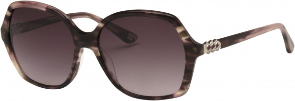 Saks Fifth Avenue Saks 92/S Sunglasses, 0497 Pink Havana Black