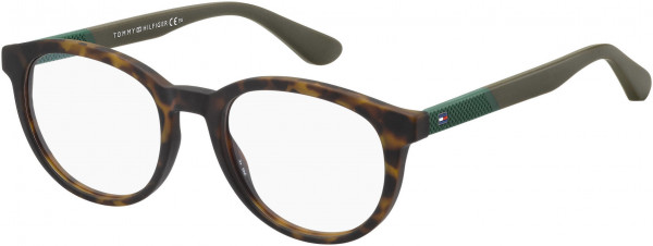 Tommy Hilfiger TH 1563 Eyeglasses, 0086 Dark Havana