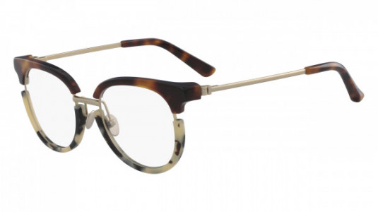 Calvin Klein CK8061 Eyeglasses, (245) SOFT TORTOISE/CREAM TORTOISE