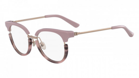 Calvin Klein CK8061 Eyeglasses, (604) BLUSH/BLUSH HORN