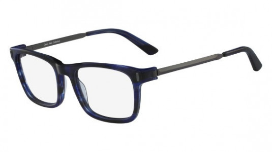 Calvin Klein CK8553 Eyeglasses, (412) NAVY HORN