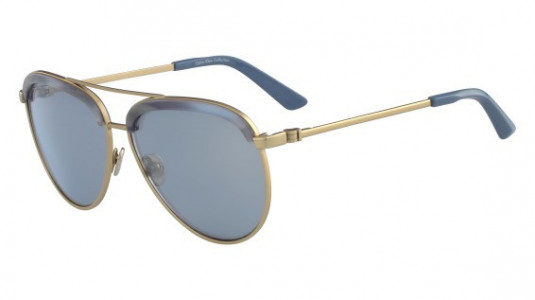 Calvin Klein CK8048S Sunglasses, (718) SATIN GOLD