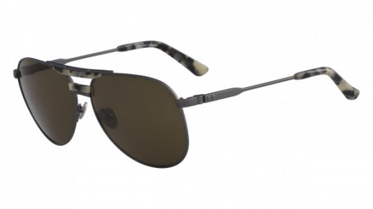 Calvin Klein CK8050S Sunglasses, (015) SATIN TITANIUM