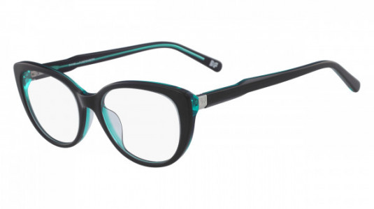 Diane Von Furstenberg DVF5109 Eyeglasses, (010) BLACK TEAL LAMINATE