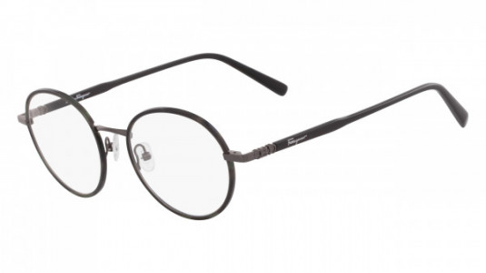 Ferragamo SF2171 Eyeglasses, (052) GREY HAVANA