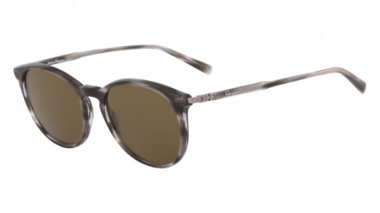 Ferragamo SF911S Sunglasses, (003) STRIPED GREY