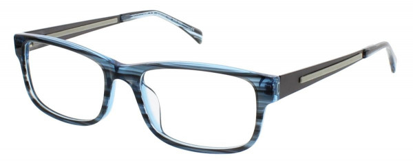 ClearVision G-TREMONT PARK Eyeglasses, Blue Horn