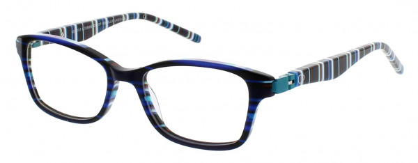 OP OP 859 Eyeglasses, Blue Laminate