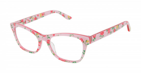gx by Gwen Stefani GX811 Eyeglasses, Pink Floral (PNK)