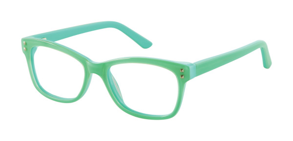 gx by Gwen Stefani GX810 Eyeglasses, Green/Turquoise (GRN)
