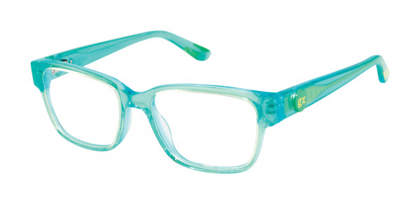 gx by Gwen Stefani GX809 Eyeglasses, Green Glitter (GRN)