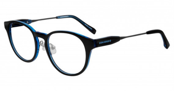 Converse K307 Eyeglasses, Black/Blue
